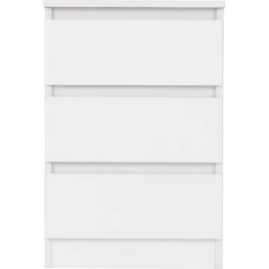 VELADOR MUEBLES CRISOSTOMO MELAMINA 3 CAJONES BLANCO - 3