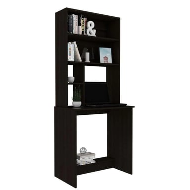 ESCRITORIO ESTANTE MUEBLES CRISOSTOMO HOME OFICCE 75 CM X 75 CM DE MELAMINA WENGUE - 3