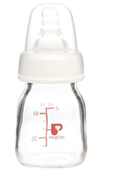 BIBERÓN PIGEON PERISTÁLTICO DE VIDRIO BLANCO 50ML / 2OZ. - 1