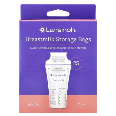 BOLSAS DE ALMACENAMIENTO DE LECHE MATERNA LANSINOH X 25 UNID. - 3