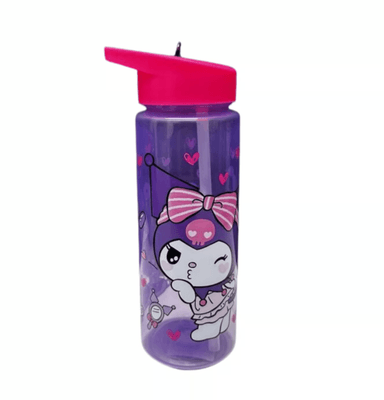 TOMATODO BOTELLA PP CON CAÑA 590 ML KUROMI - 1