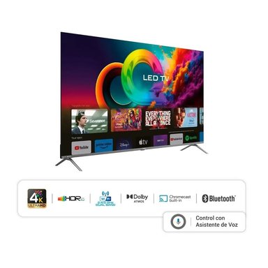 TELEVISOR HYUNDAI 65' HYLED6513QG 4K QLED GRIS - 2