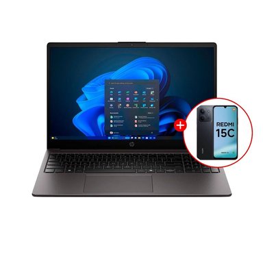 COMBO LAPTOP HP 250R G10 15.6' INTEL CORE I5 512GB SSD 8G + CELULAR XIAOMI REDMI 15C - 1