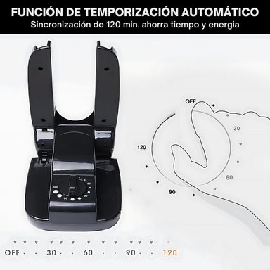 SECADOR DE CALZADO Y BOTA CON TEMPORIZADOR MANUAL - 6