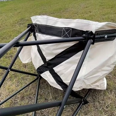 SILLA PLEGABLE PORTÁTIL PARA CAMPING Y PLAYA FLEX TAMAÑO S BLANCO - 2