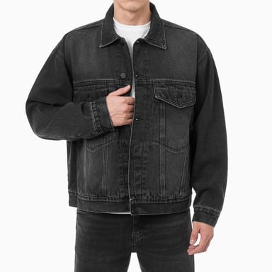 CASACA LARXO DENIM HOMBRE - 1