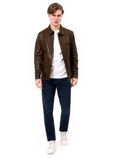 CASACA CUERO HOMBRE SEBAZ01 - 5