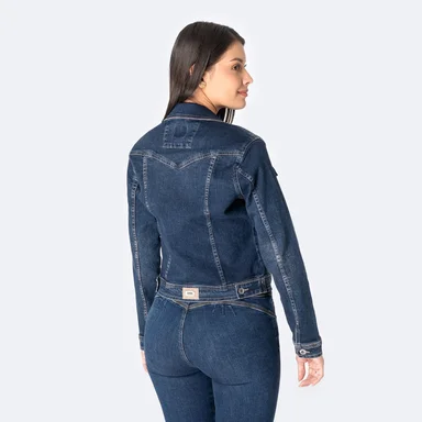 CASACA DENIM STRETCH MUJER PIONIER SKARLETH - 2