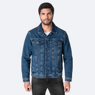 CASACA DENIM HOMBRE PIONIER MURFFHY - 1