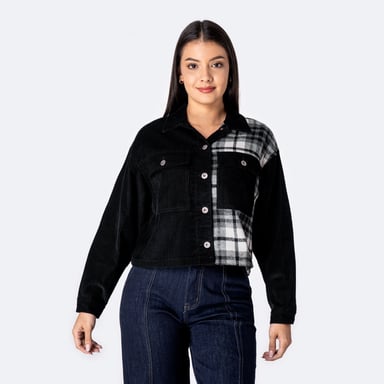 CASACA CORDUROY MUJER PIONIER LYANAH - 1