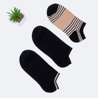 MEDIAS TOBILLERA TRIPACK OTROS MUJER PIONIER NISHA - 1