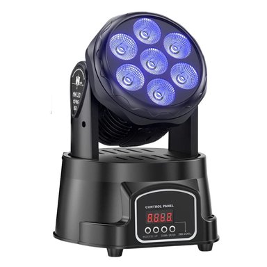 PROYECTOR LUCES PROFESIONAL CON CABEZAL GIRATORIO PARA FIESTAS EVENTO - 1