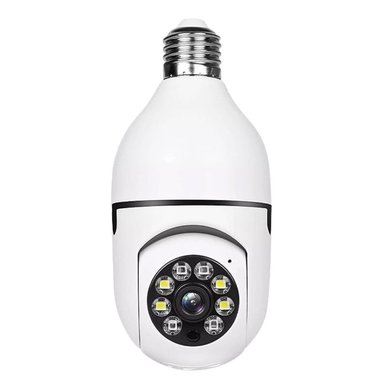 FOCO CÁMARA WIFI E27 FULL HD 360° CON VISIÓN NOCTURNA Y AUDIO - 1