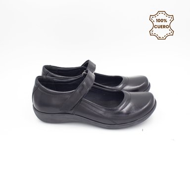 ZAPATOS NIÑA ANNIE CUERO NEGRO - 3