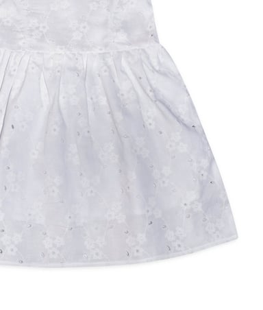 VESTIDO BEBELÚ BLANCO VERANO BEBE NIÑA - 4