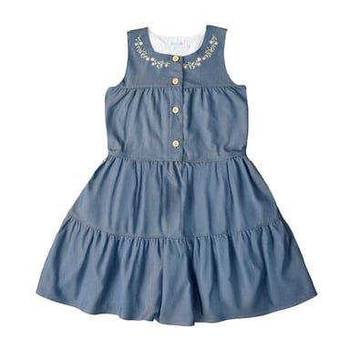 VESTIDO CHAMBRAY NIÑA BEBELÚ - 1