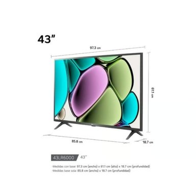 TELEVISOR LG 43' SMART FULL HD AI 43LR6000PSA + MAGIC REMOTE MR24 - 2