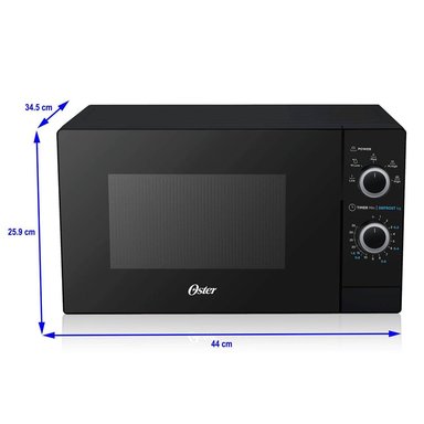 HORNO MICROONDAS OSTER 20L NEGRO POGM3702 - 2