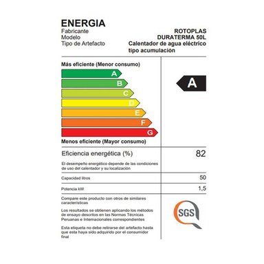 TERMA ROTOPLAS DURATERMA 50 L – AGUA CALIENTE 24 H - 3