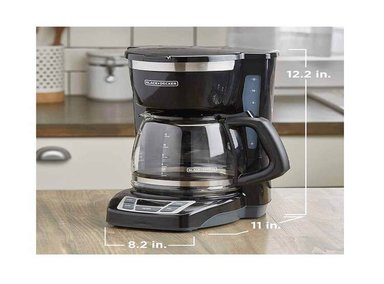 CAFETERA ELÉCTRICA BLACK & DECKER MÁQUINA CAFÉ PROGRAMABLE PARA 12 TAZAS NEGRO MARCA BLACK Y DECKER - 2