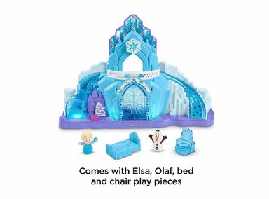 JUGUETE FISHER PRICE FISHER-PRICE LITTLE PEOPLE - PALACIO HIELO ELSA , MARCA DISNEY - 1