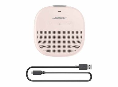 PARLANTE BLUETOOTH BOSE PORTATIL IMPERMEABLE SOUNDLINK MICRO ALTAVOZ PEQUEÑO MICROFONO HUMO BLANCO - 3