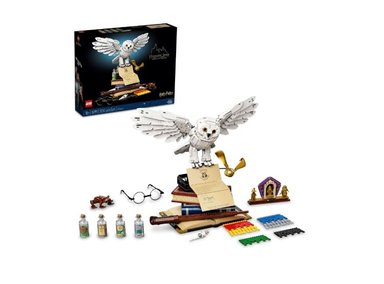 LEGO HARRY POTTER HOGWARTS ICONS MODELO DE BUHO HEDWIG - 1