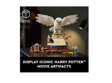 LEGO HARRY POTTER HOGWARTS ICONS MODELO DE BUHO HEDWIG - 2
