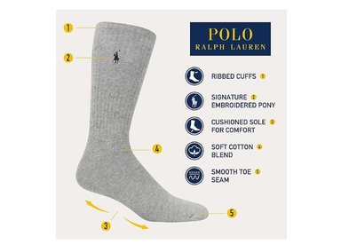 CALCETINES POLO RALPH LAUREN HOMBRE - 2