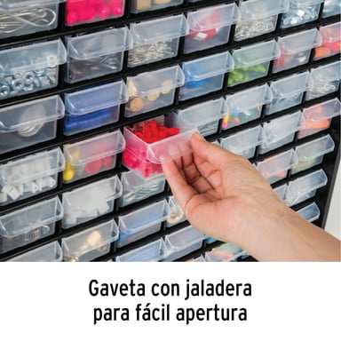 ORGANIZADOR TRUPER NEGRO 64 GAVETAS 20 PULGADAS - 3