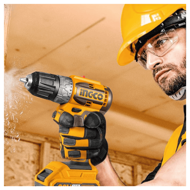 SET DE HERRAMIENTAS INGCO TALADRO ATORNILLADOR 52NM CDLI20453 20 WATTS + 2 BATERÍAS 2AH + CARGADOR - 4