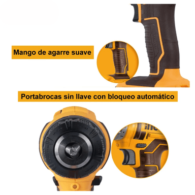 SET DE HERRAMIENTAS INGCO TALADRO ATORNILLADOR INALÁMBRICO 20V 2.0AH + BATERÍA + CARGADOR - 2