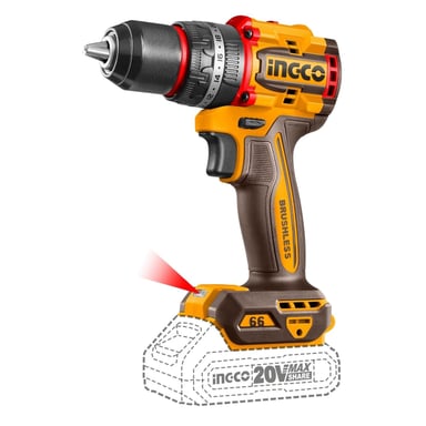 TALADRO INGCO CIDLI206681 PERCUTOR 66NM INDUSTRIAL - 1