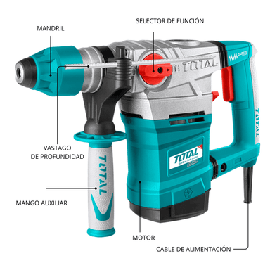 ROTOMARTILLO TOTAL TH118366 1800W SDS PLUS 7 JOULES - 3