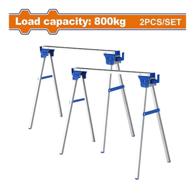 SET CABALLETE PESADO SOPORTA 800KG 2PCS WADFOW - 2