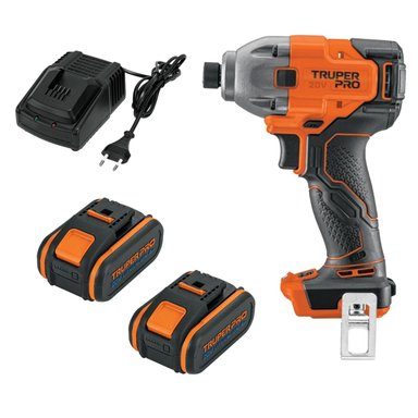ATORNILLADOR DE IMPACTO 20V +2 BATERIAS 4AH+ CARGADOR TRUPER - 1