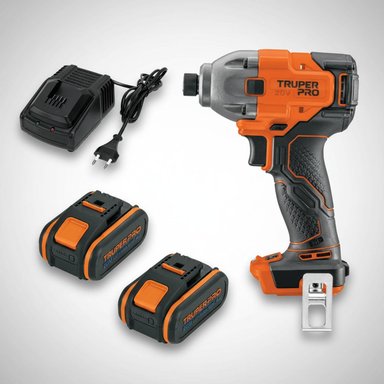 ATORNILLADOR DE IMPACTO 20V +2 BATERIAS 4AH+ CARGADOR TRUPER - 7