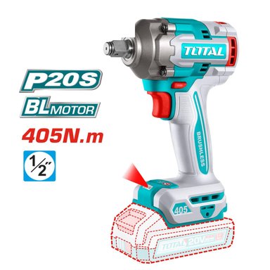 TALADRO PERCUTOR 66NM + LLAVE DE IMPACTO 405NM Y DADOS TOTAL - 8