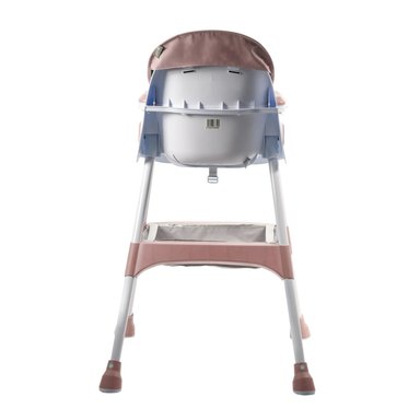 SILLA DE COMER PLEGABLE DOBLE BANDEJA LUNA ROSADO - 3