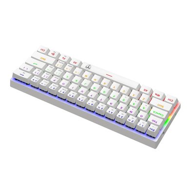 TECLADO T-DAGGER RAINBOW WHITE T-TGK321W ARENA - 6