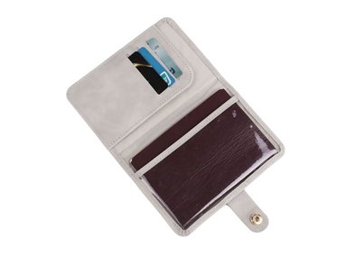 PORTAPASAPORTE COOL BAGS GRIS BROCHE - 2