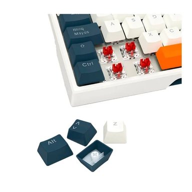 TECLADO REDRAGON K668WBO-RGB TRUNDLE BLANCO S/ROJO - 3