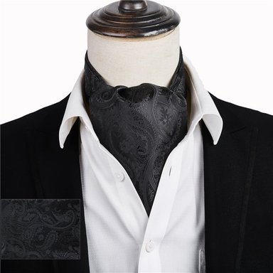 BUFANDA CORBATA CHARLES DE SEDA PARA HOMBRE - 1