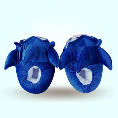 PANTUFLAS SONIC AZUL BABUCHAS PELUCHE - TALLA 29 HASTA 38 - 4