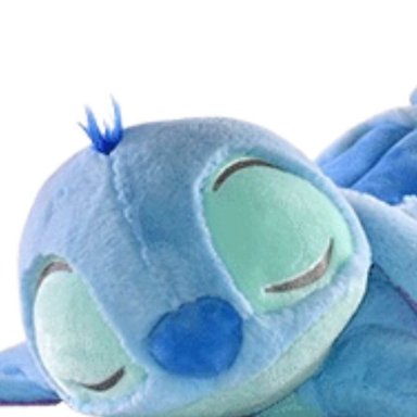 PELUCHE STITCH AZUL DORMIDO IMPORTADO - MIDE 42 CMS - 4