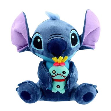 PELUCHE STITCH + TRAPOS MIDE 27 CM - 1