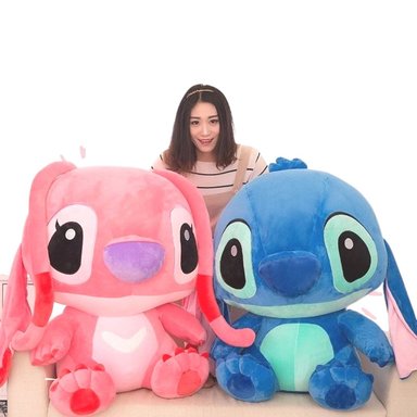 PELUCHE BABY STITCH ROSADO ANGELA MIDE 85 CM - 4
