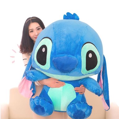 PELUCHE BABY STITCH AZUL MIDE 85 CM - 1
