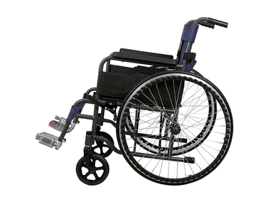 SILLAS RUEDAS FIRST CARE STANDARD PLEGABLE AZUL OSCURO - 2