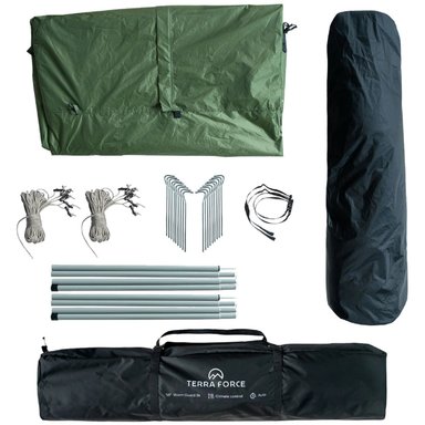 CARPA 3 ESTACIONES 8-10 PERSONAS STORM GUARD AUTO-FRESH 3K VERDE - 5